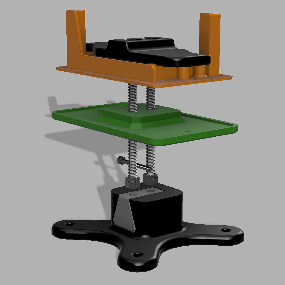 EX3D VESA mounting component rendering